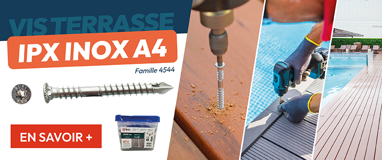 Vis terrasse IPX INOX A4 - Famille 4544