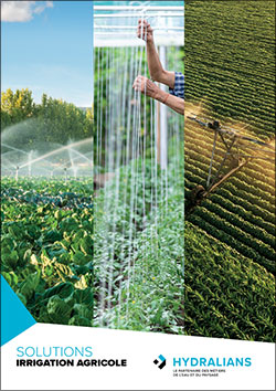 Plaquette solutions irrigation agricole