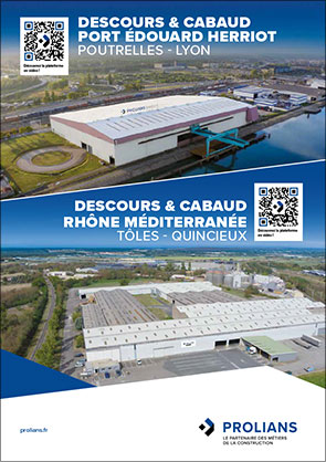 Plaquette plateformes aciers - Poutrelles et tôles - DCRM et PEH