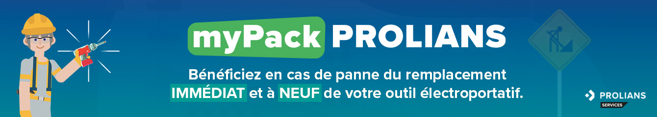 Services pour les professionnels du bâtiment et de la construction : myPack PROLIANS